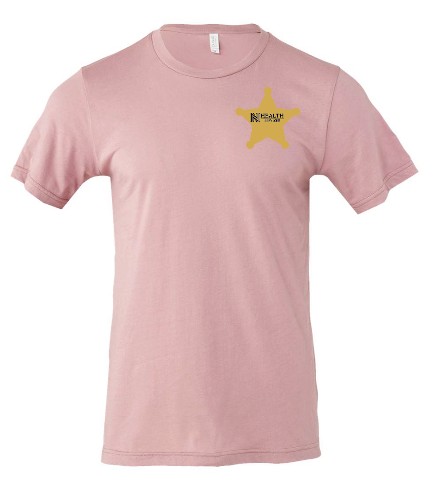 NPS Health Services "Western" Design Unisex S/S T-shirt (orchid)