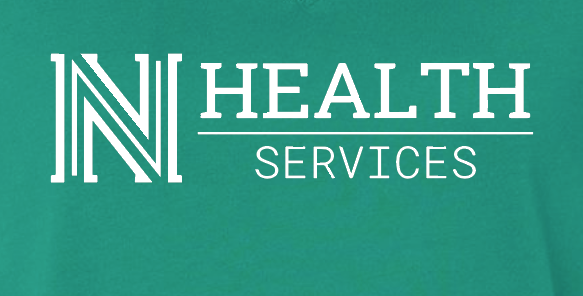 NPS Health Services "Logo" Design Women's V-neck T-shirt (f) (kelly)