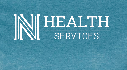 NPS Health Services "Logo" Design Women's L/S T-shirt (f) (heather teal)