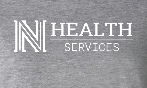 NPS Health Services "Logo" Design Women's L/S T-shirt (f) (heather grey)