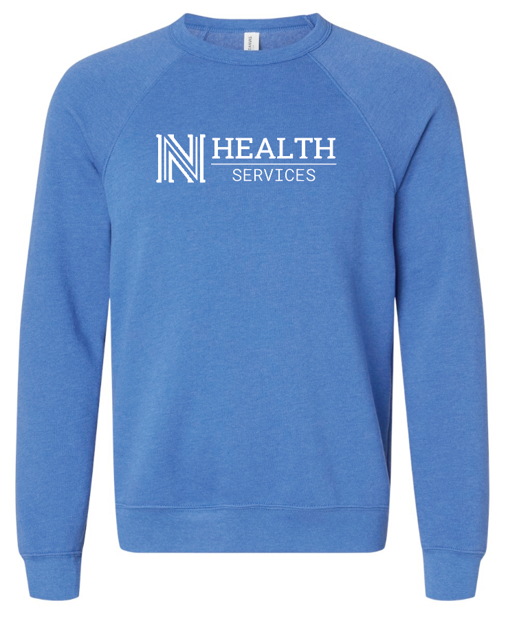 NPS Health Services "Logo" Design Unisex Crewneck Sweatshirt (royal)