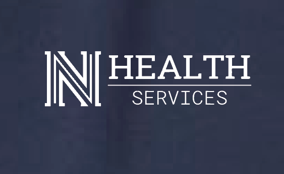 NPS Health Services "Logo" Design Women's Full-Zip Scrub Jacket (navy)