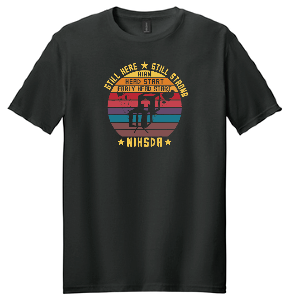 NIHSDA "Still Here, Still Strong" Design S/S T-shirt (black)