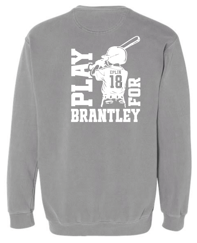 Team Brantley (Option 1) Comfort Colors Sweatshirt (grey)