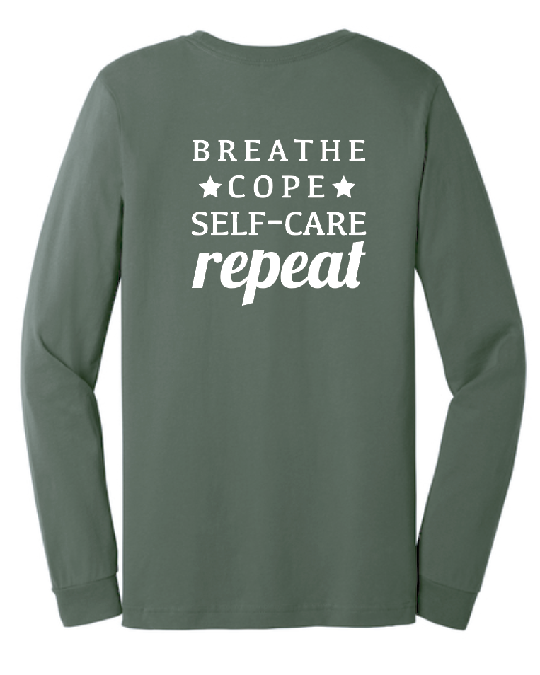 COCMHC "Central Oklahoma" L/S T-shirt (mil green)