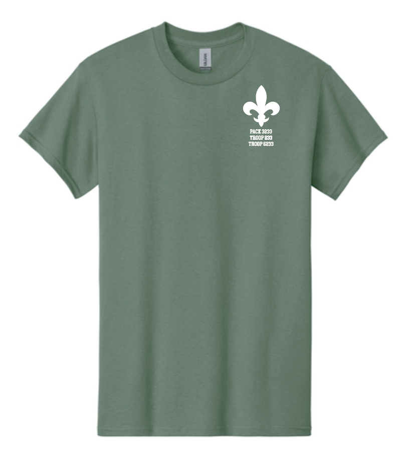 Troop 233 "Flag" Design S/S T-shirt
