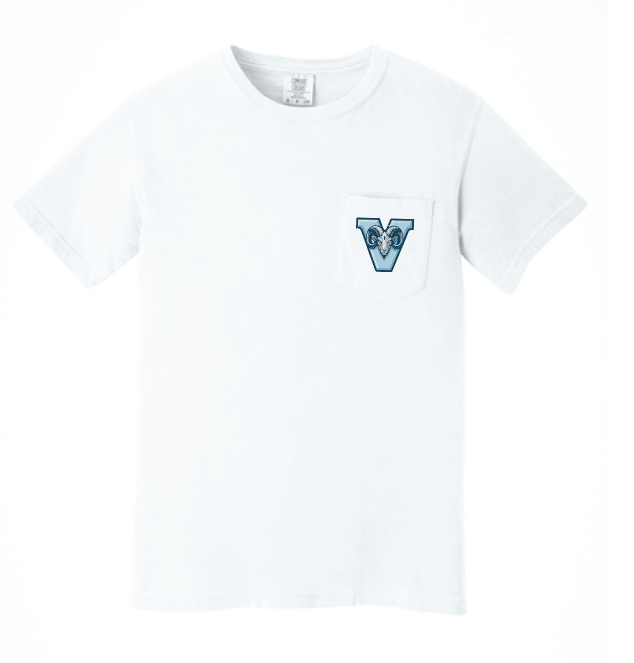 VFS "V Ram" Design Comfort Colors S/S Pocket T-shirt (white)