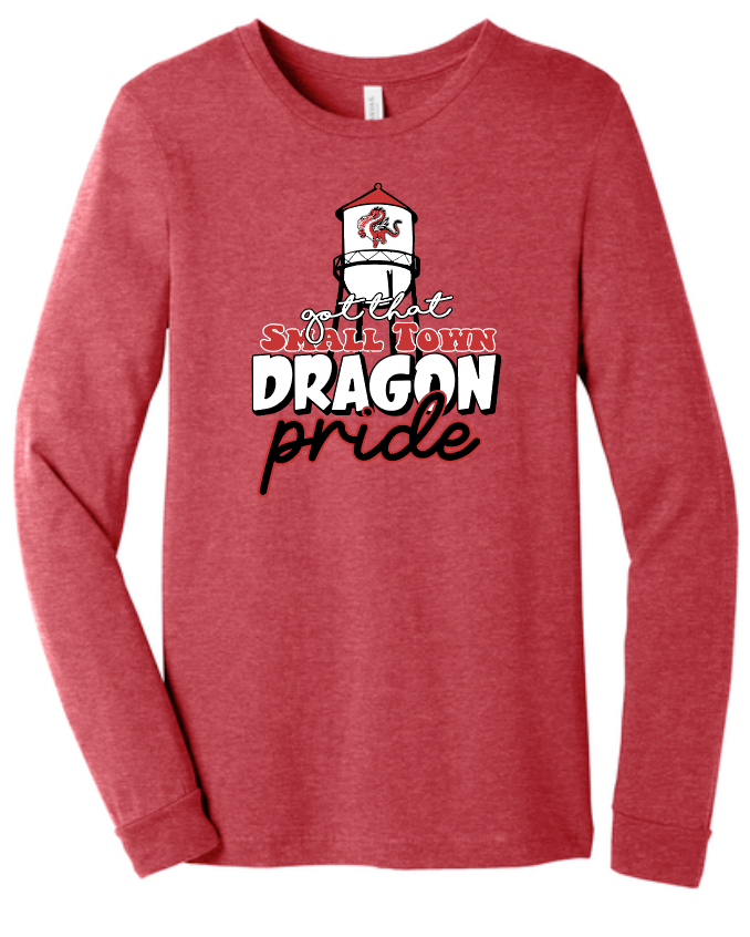 Purcell PTO "Small Town" Design BellaCanvas L/S T-shirt