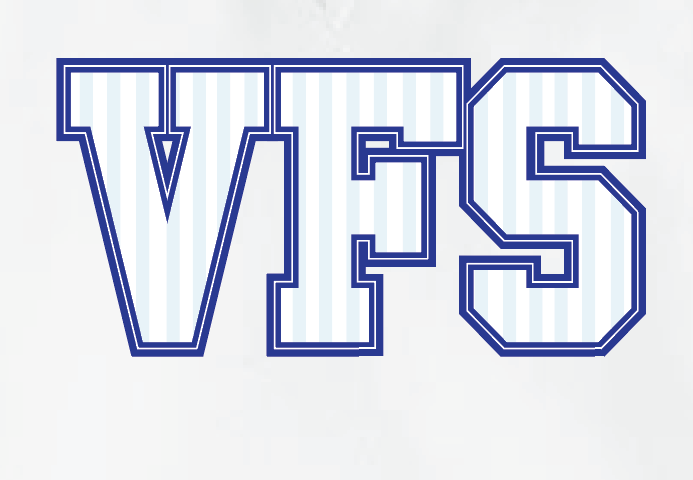 VFS "Pinstripes" Design Comfort Washed Crewneck Sweatshirt (white)(youth)