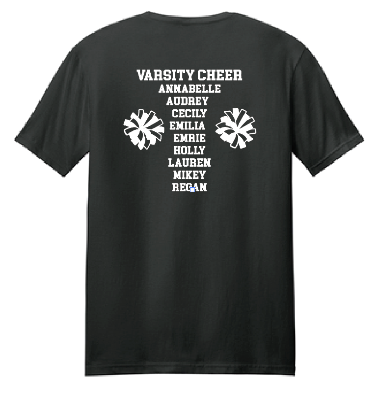 OKC Knights Cheer "Cheer" Design S/S T-shirt (black)