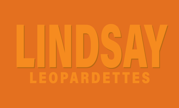 Lindsay Basketball "Leopardettes Puff" Design Hooded Sweatshirt (orange)