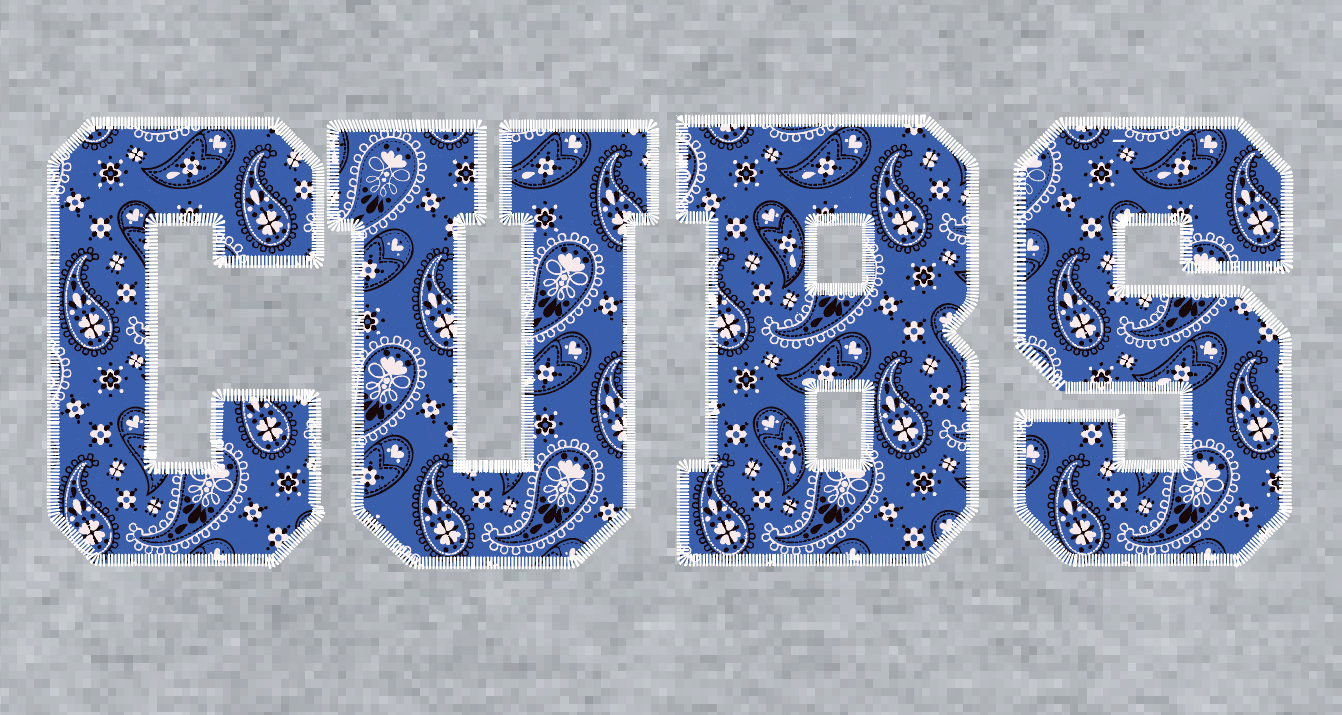 Cleveland "Bandana" Design Gildan L/S T-shirt (heather)