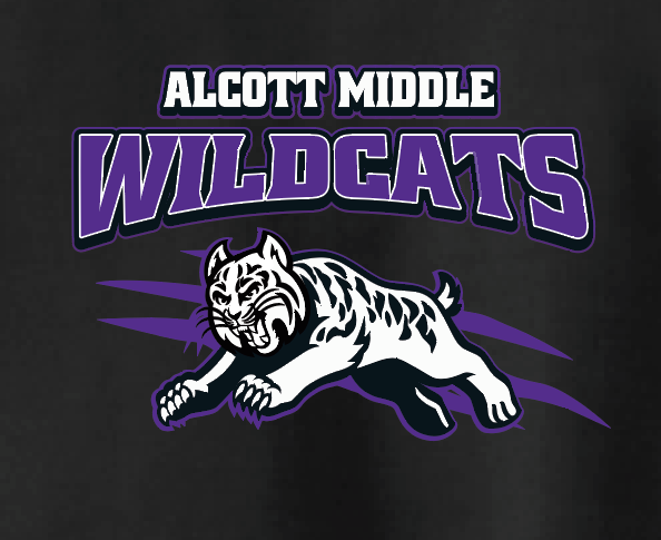 Alcott "Leaping Cat" Design L/S T-shirt (black)