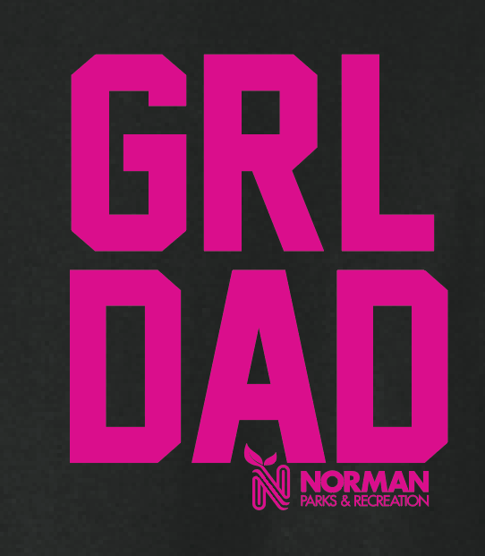 Daddy Daughter Dance "GRL DAD" Design L/S T-shirt