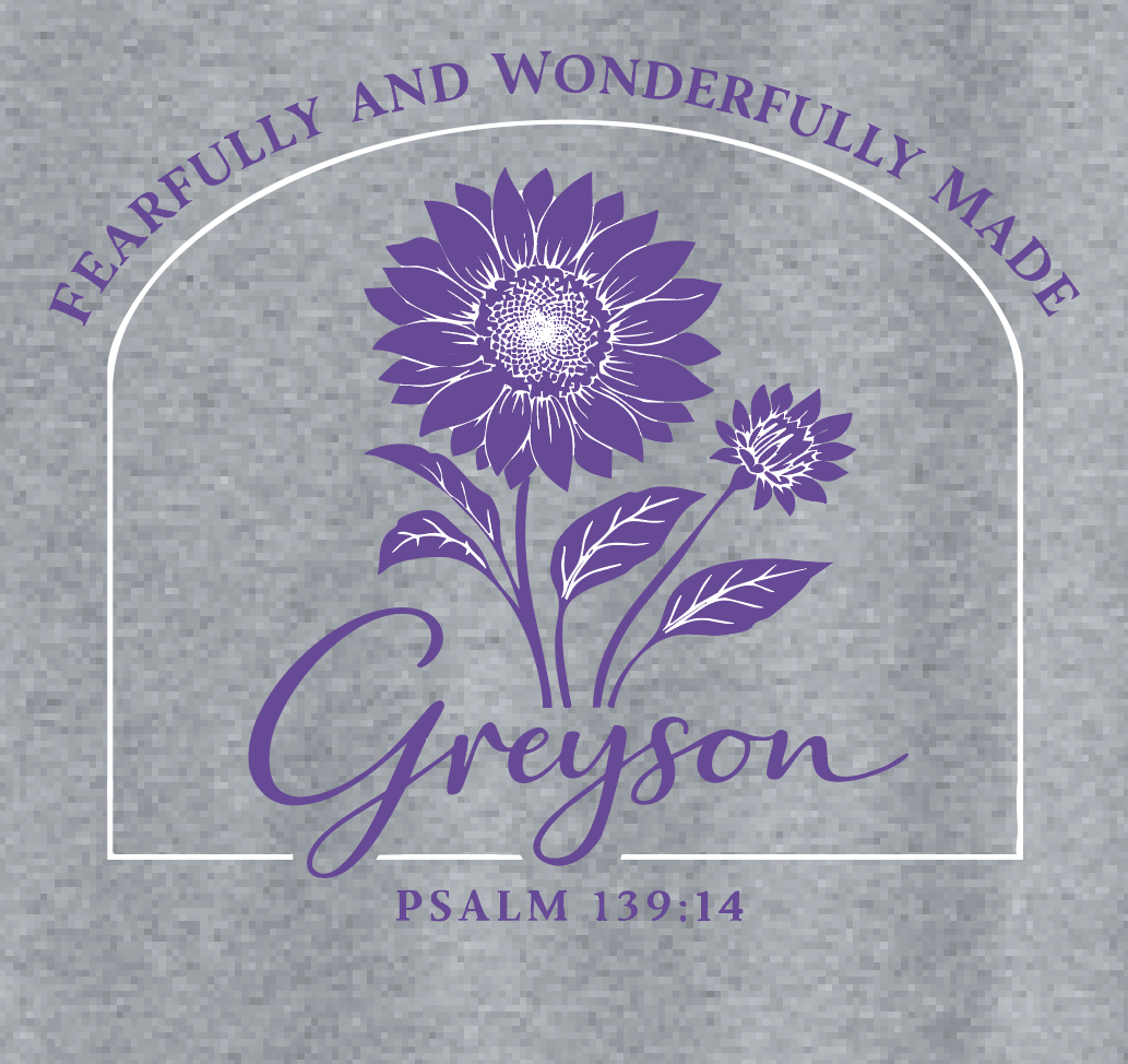 Washington AWOL "Flower" Design Crewneck Sweatshirt (heather)