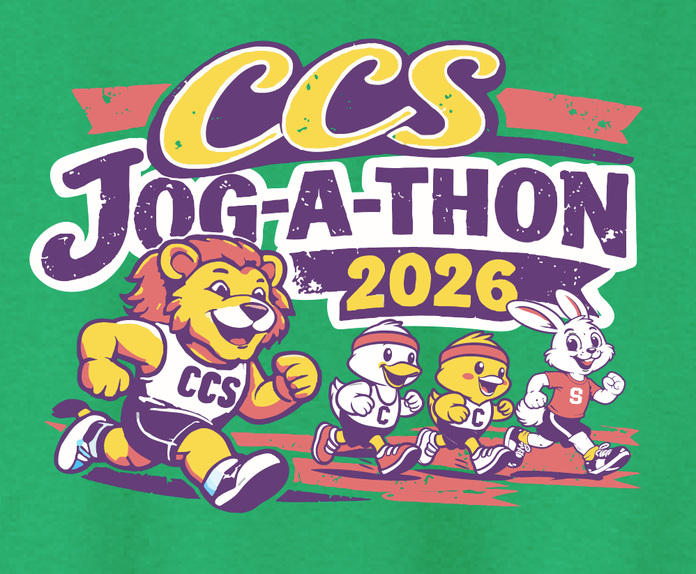 CCS PTSF Jog-a-thon "Lion" Design S/S T-shirt (green)