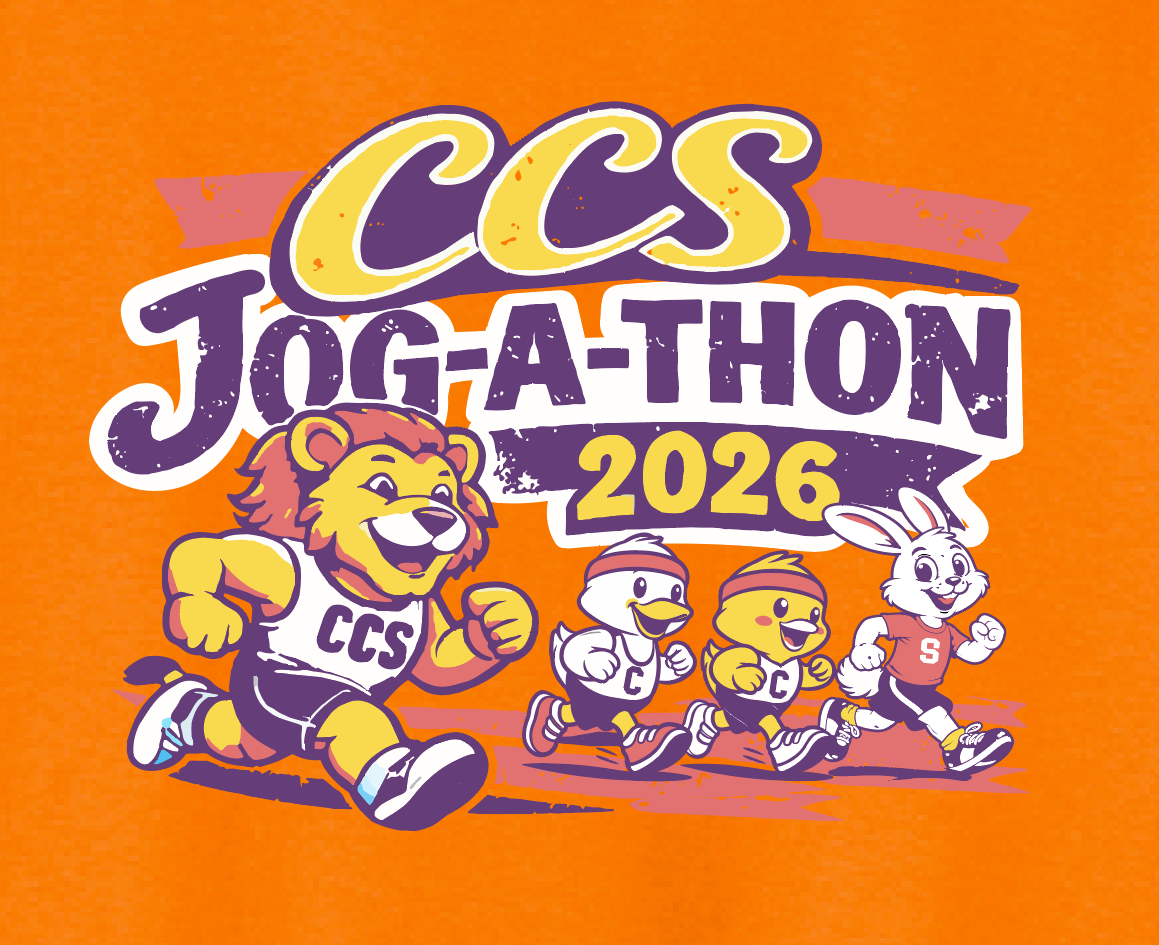CCS PTSF Jog-a-thon "Lion" Design S/S T-shirt (orange)
