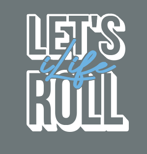 ILife "Let's Roll" Design Crewneck Sweatshirt