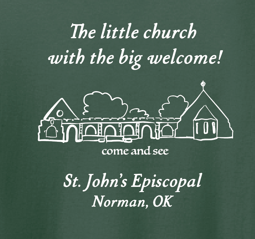 St. John's Episcopal S/S T-shirt (forest)