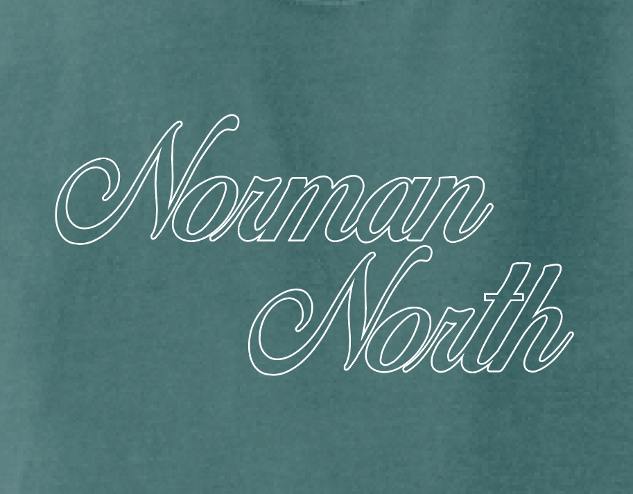 Norman North Softball "Script" S/S Comfort Colors T-shirt (blue spruce)