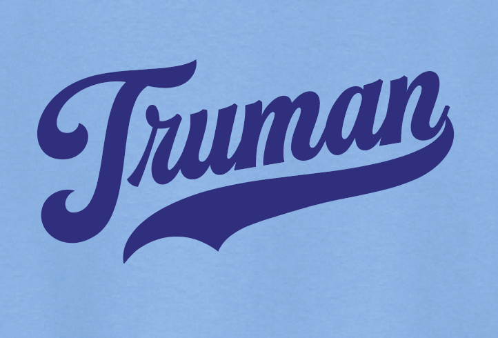 Truman "Vintage Script" Design Gildan S/S T-shirt (blue)