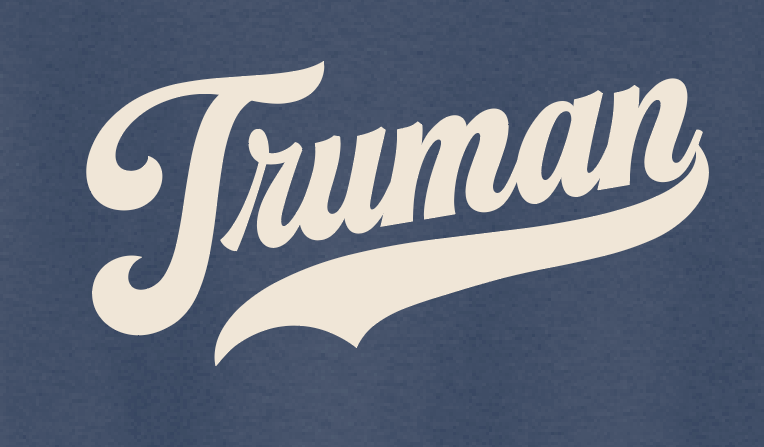 Truman "Vintage Script" Design Gildan S/S T-shirt (navy)