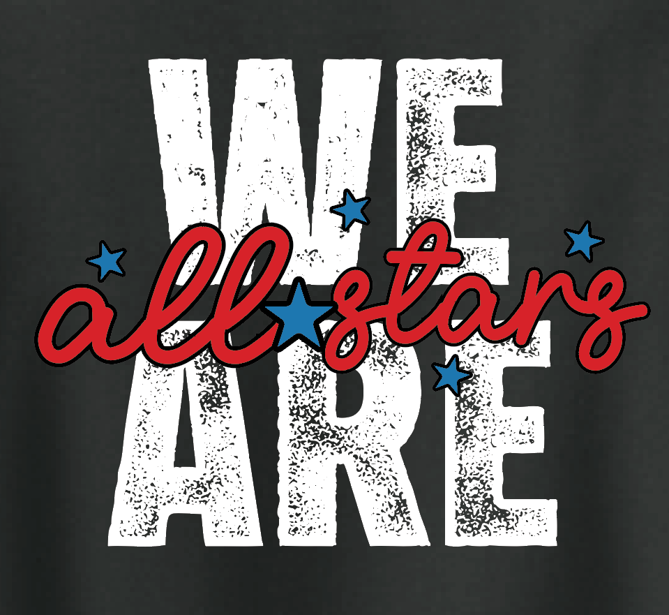 Adams "We Are" Design Hooded Sweatshirt