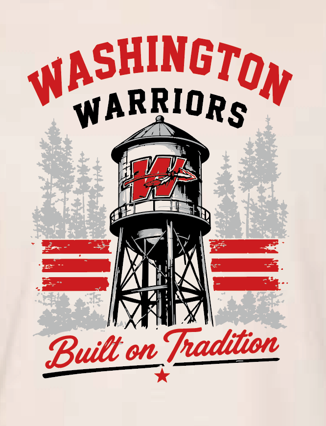 Washington (OK) PTO "Water Tower" Design Softstyle S/S T-shirt