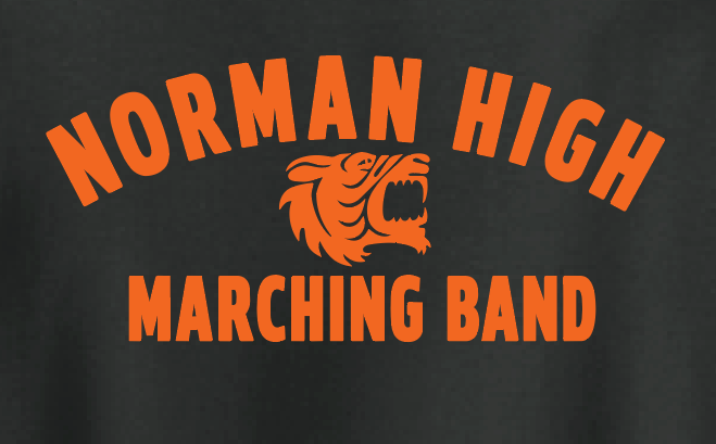 NHS Band "Simple" Design Jerzees Crewneck Sweatshirt