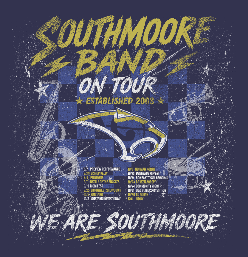 Southmoore Band "Tour" Design BellaCanvas S/S T-shirt