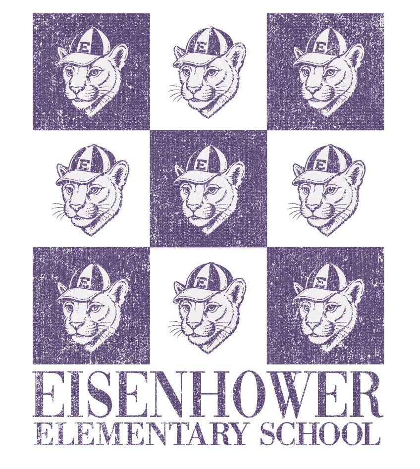 Eisenhower "Checkerboard" Design Gildan S/S T-shirt