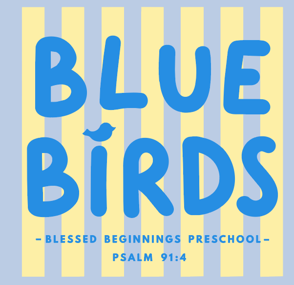 St. Andrews~Blessed Beginnings "Blue Birds" Design S/S T-shirt (toddler; youth; adult)