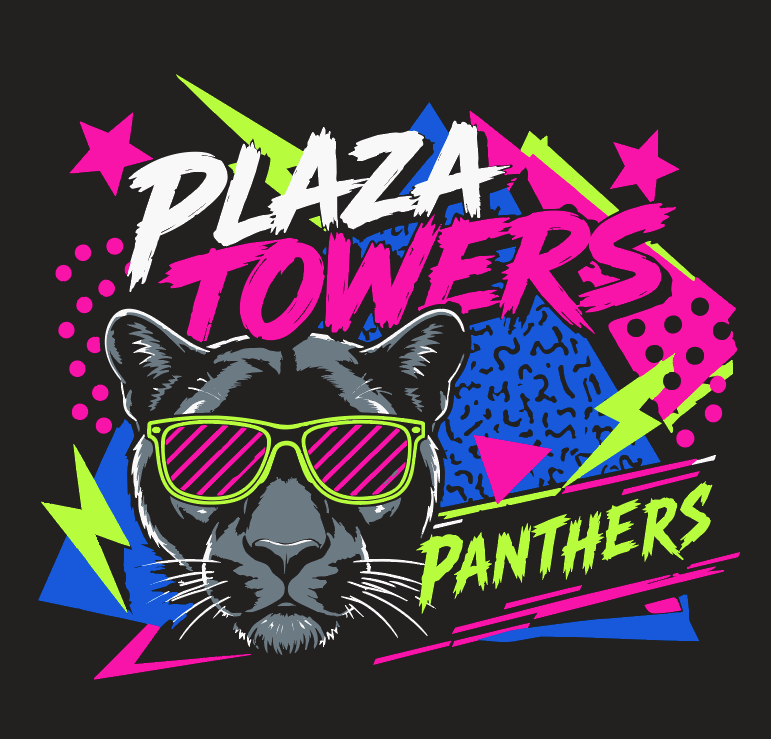 Plaza Towers "Neon Panther" S/S T-shirt