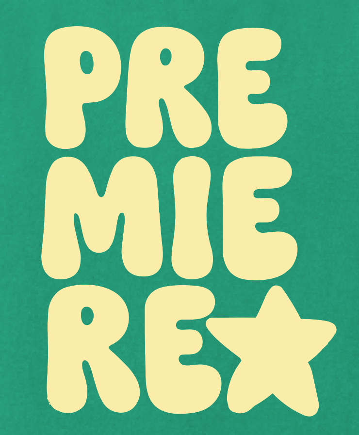 Premiere Dance~ADULT "Bubble Letters" Design S/S Comfort Colors T-shirt (adult)(island green)