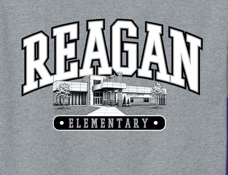 Reagan "Building" Design Gildan S/S T-shirt (heather)