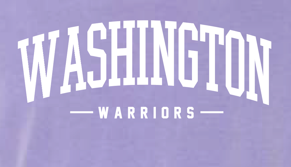 Washington (OK) PTO "Simple Arch" Design S/S T-shirt (violet)