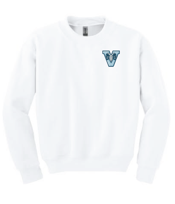 VFS "V Ram" Design Crewneck Sweatshirt (white)(youth)