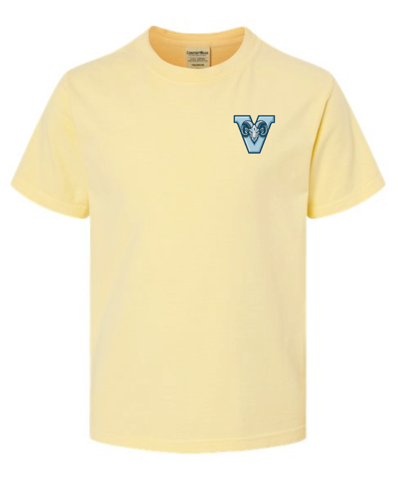 VFS "V Ram" Design Comfort Washed S/S T-shirt (yellow) (youth)