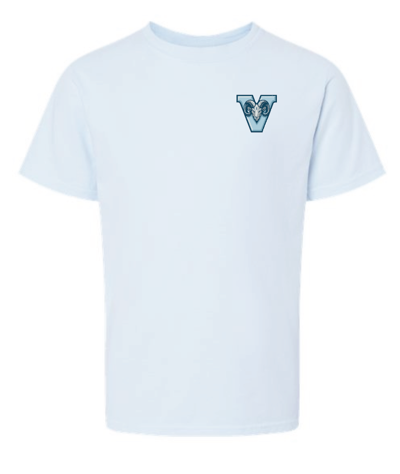 VFS "V Ram" Design Comfort Washed S/S T-shirt (blue) (youth)
