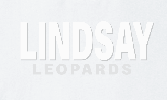 Lindsay Basketball "Leopards Puff" Design Crewneck Sweatshirt (white)