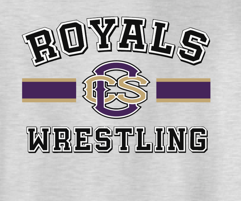 CCS Wrestling "Bar Logo" Design S/S Moisture Wicking T-shirt (silver)