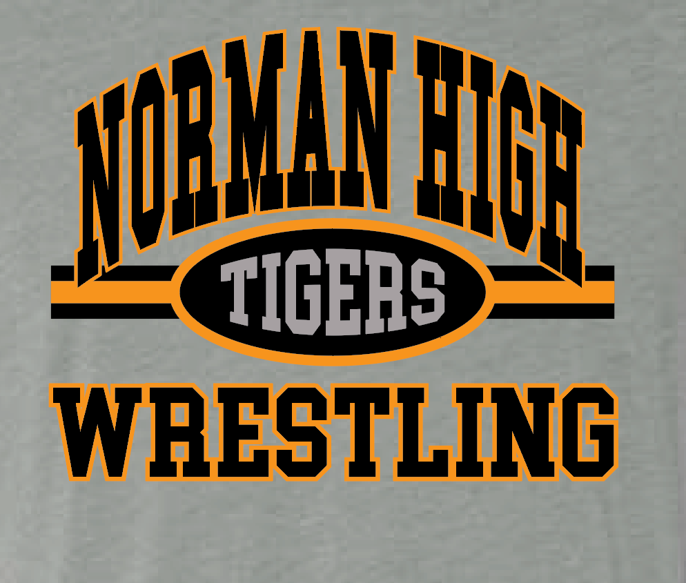 NHS Wrestling "Arched" Design S/S Softstyle T-shirt