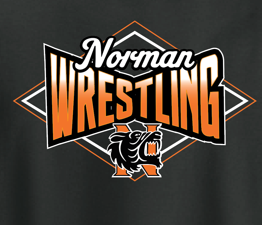 NHS Wrestling "Diamond" Design Crewneck Sweatshirt