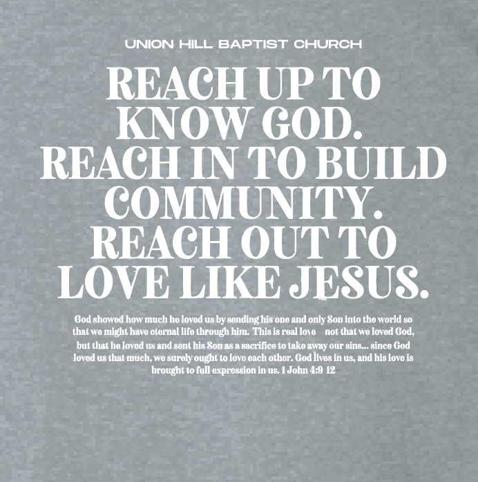 Union Hill "1 John 4" Design Tultex S/S T-shirt (heather grey)