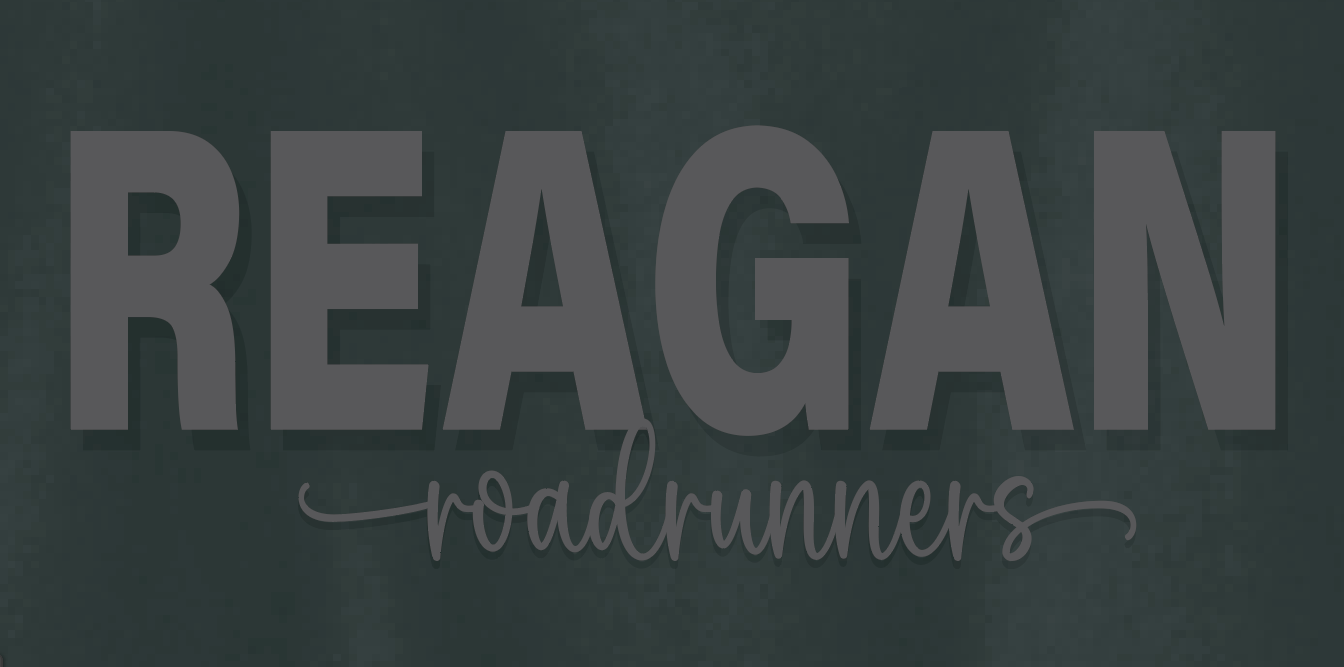 Reagan "3D Puff" Crewneck Sweatshirt (black)