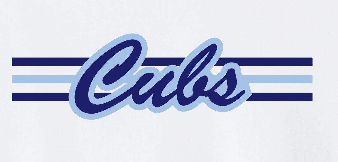 Cleveland "Script Bar" Design L/S Moisture Wicking T-shirt (white)