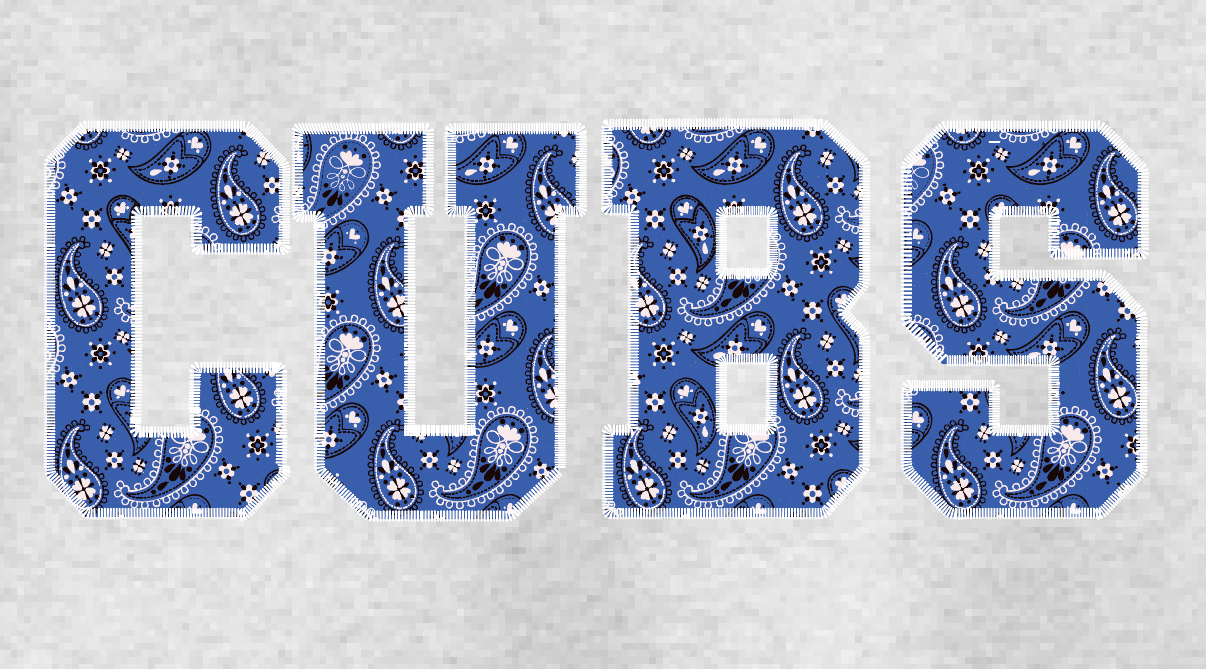 Cleveland "Bandana" Design Jerzees Sweatshirt (ash)