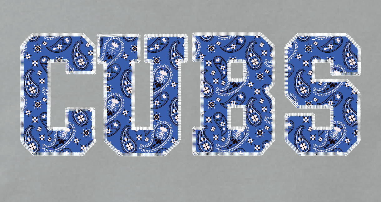 Cleveland "Bandana" Design Comfort Colors L/S T-shirt (granite)