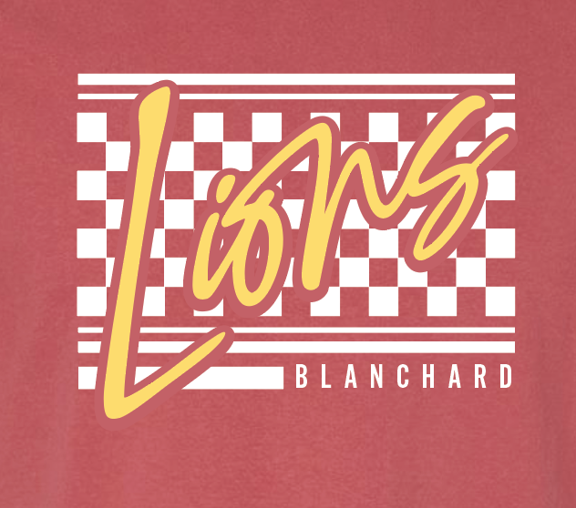 Blanchard PTO "Checker" Design Comfort Colors L/S T-shirt
