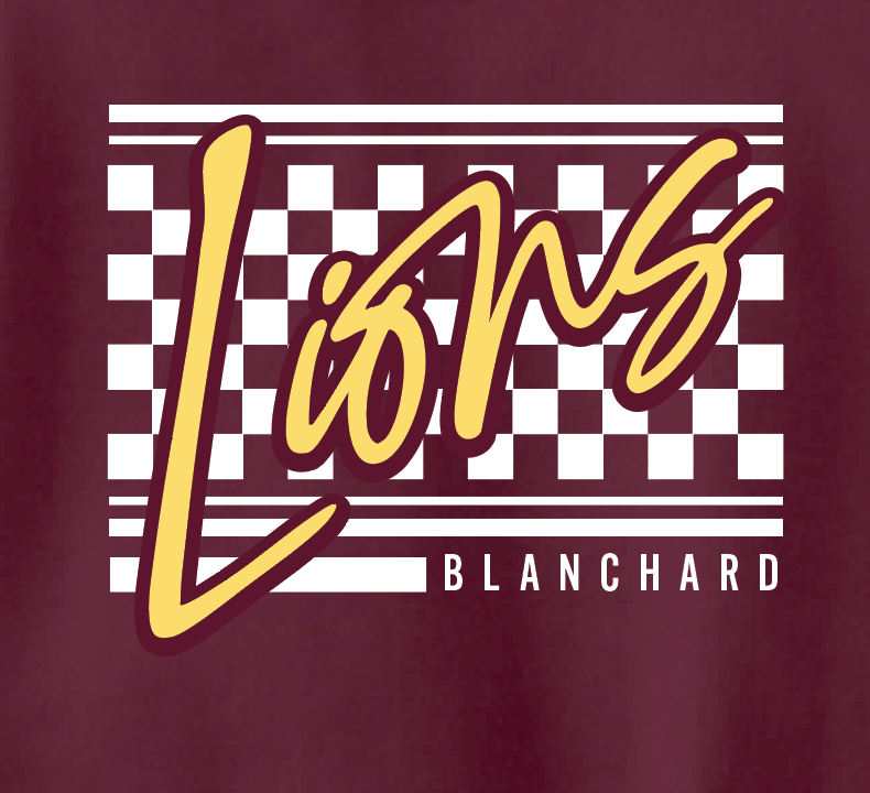 Blanchard PTO "Checker" Design Jerzees Hooded Sweatshirt